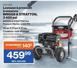 Patrick Morin BRIGGS & STRATTON Gas Pressure Washer, 3,400 PSI offer