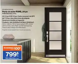 Patrick Morin PURE Steel Door, 34 in offer