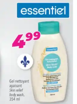 Familiprix Essentiel Skin relief body wash offer