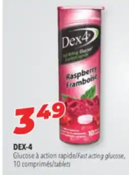 Familiprix DEX-4, Fast acting glucose, 10 comprimés/tablets offer