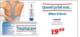 Familiprix HOMEOCAN Traumacare Pain relief cream offer
