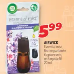 Familiprix AIRWICK Fragrance mist, recharge/refill, 20 ml offer