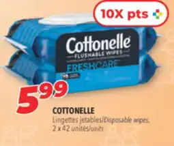 Familiprix COTTONELLE Disposable wipes offer