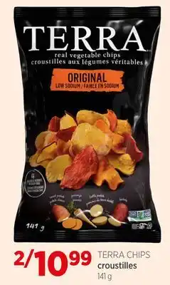 Avril TERRA CHIPS croustilles offer