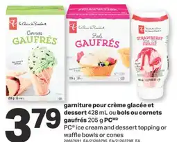 L'Intermarché GARNITURE POUR CRÈME GLACÉE ET DESSERT 428 ML OU BOLS OU CORNETS BOLS OU CORNETS 205 G offer