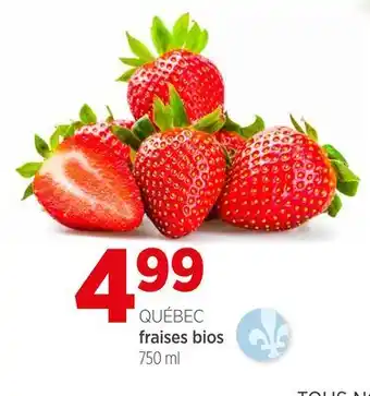 Avril fraises bios offer