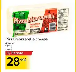 Mayrand Agropur Pizza mozzarella cheese offer