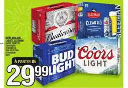 Marche Ami BIÈRE MOLSON, LABATT, SLEEMAN CAISSE, CANETTES CONSIGNÉES | BEER offer