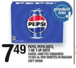 Marche Ami PEPSI, PEPSI DIÈTE, 7-UP, 7-UP DIÈTE | SOFT DRINK offer