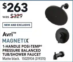 RONA 1-HANDLE POSI-TEMP PRESSURE BALANCED TUB/SHOWER FAUCET offer