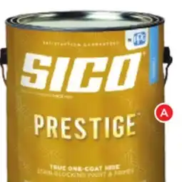 ALL Sizes of SICO Specialty 360, Prestige Interior paint and SICO Exterior paint
