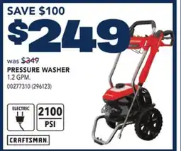 RONA PRESSURE WASHER offer