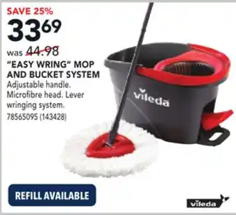 RONA VILEDA EASY WRING MOP AND BUCKET SYSTEM offer