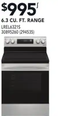 Réno Dépôt LG 6.3 CU. FT. RANGE offer