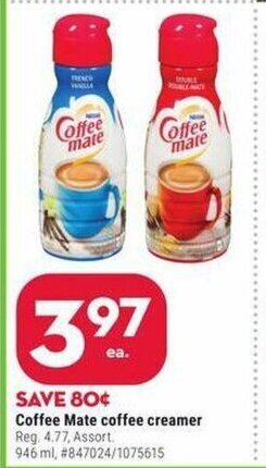 Giant Tiger Coffee Mate coffee creamer offer