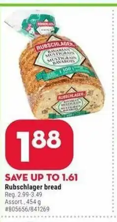 Giant Tiger Rubschlager bread offer