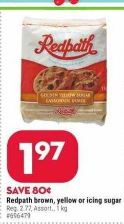 Giant Tiger Redpath brown yellow or icing sugar offer