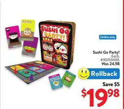 Walmart Sushi Go Party! offer