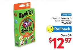 Walmart Spot it! Animals Jr offer