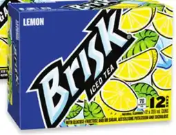 Walmart Brisk Lemon Iced Tea offer