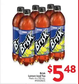 Walmart Brisk Lemon Iced Tea offer