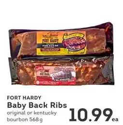 IGA FORT HARDY Baby Back Ribs offer