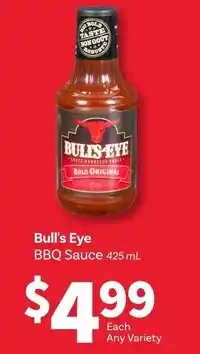 IGA Bull's Eye BBQ Sauce 425 mL offer