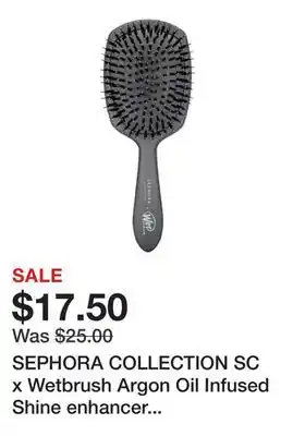 Sephora SEPHORA COLLECTION SC x Wetbrush Argon Oil Infused Shine enhancer Hair Brush offer