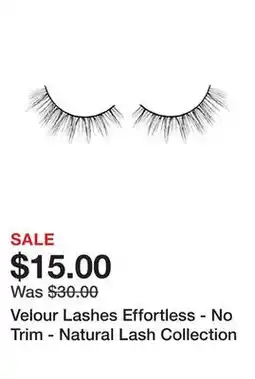 Sephora Velour Lashes Effortless - No Trim - Natural Lash Collection offer