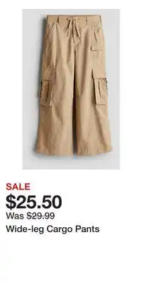 H&M Wide-leg Cargo Pants offer