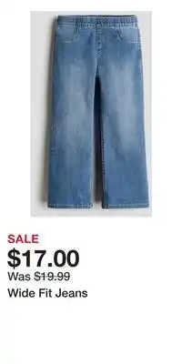 H&M Wide Fit Jeans offer