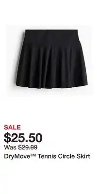 H&M DryMove Tennis Circle Skirt offer