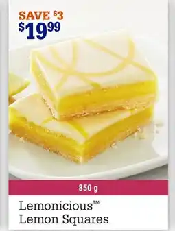M & M Food Market Lemonicious Lemon Squares offer