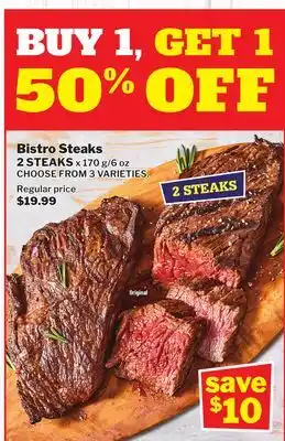 M & M Food Market Bistro Steaks offer