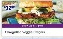 M & M Food Market Chargrilled Veggie Burgers offer