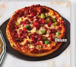 M & M Food Market Deluxe deep dish pizzas offer