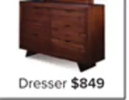 Leon's Camila 6 Drawer Dresser - Rustic Brown offer