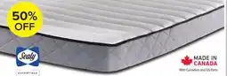 Leon's Sealy Essentials Evan Medium Twin Mattress offer