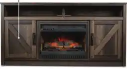 Leon's Noah Fireplace TV Stand - Aged Oak offer