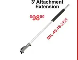 Atlas Tools & Machinery Milwaukee Attachment Extension offer