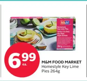 Rexall M&M FOOD MARKET Homestyle Key Lime Pies offer