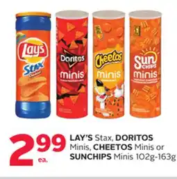 Rexall LAY'S Stax, DORITOS Minis, CHEETOS Minis or SUNCHIPS Minis offer