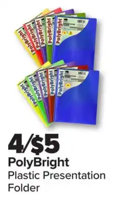 PharmaChoice PolyBright Plastic Presentation Folder offer