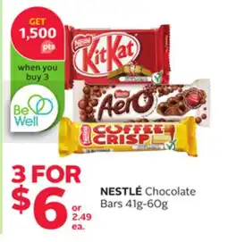 Rexall NESTLÉ Chocolate Bars offer