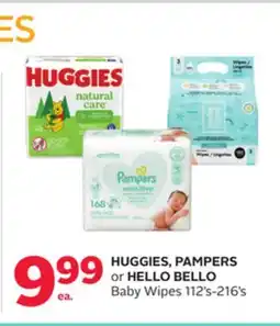 Rexall HUGGIES, PAMPERS or HELLO BELLO Baby Wipes offer