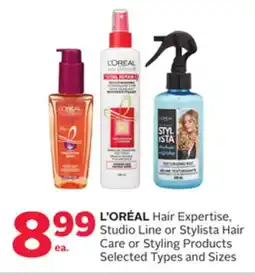 Rexall L'ORÉAL Hair Expertise, Studio Line or Stylista Hair Care or Styling Products offer
