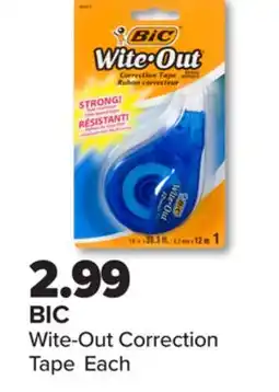 PharmaChoice BIC Wite-Out Correction Tape offer