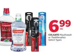 Rexall COLGATE Mouthwash or Toothbrushes offer