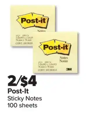 PharmaChoice Post-It Sticky Notes offer