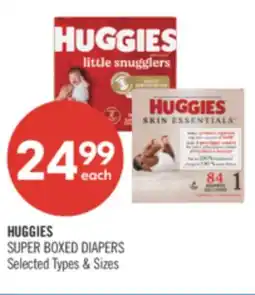 Shoppers Drug Mart HUGGIES SUPER BOXED DIAPERS offer